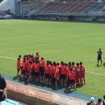 高校サッカー　インターハイ福岡県予選　決勝観戦!