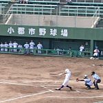 第６回　福岡地区１年生高等学校野球大会　トレーナーサポート